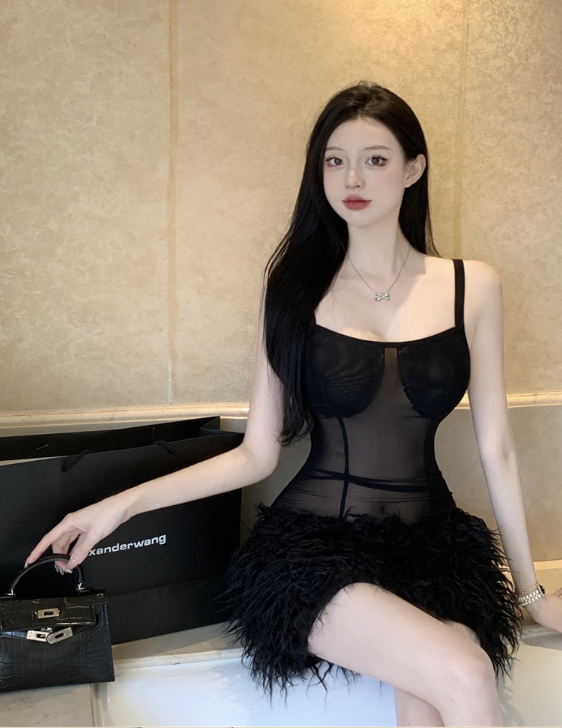 X367 New เดรสสลิงผู้หญิง