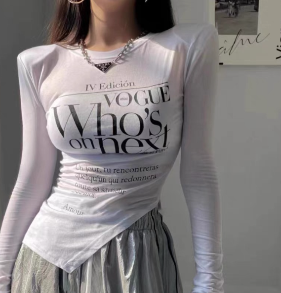 X143 เสื้อยืดแขนยาวมาใหม่