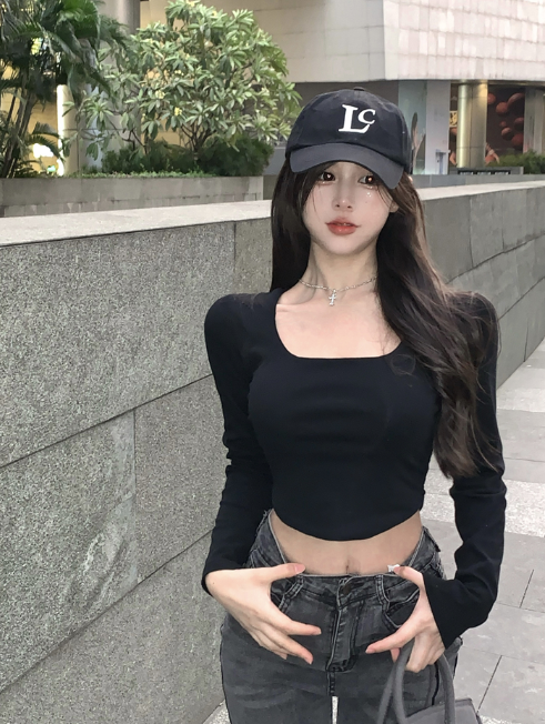 X265 autumn and winter high hoard long-sleeved top undershirt women's