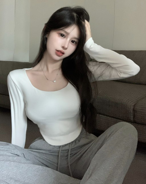 X265 autumn and winter high hoard long-sleeved top undershirt women's
