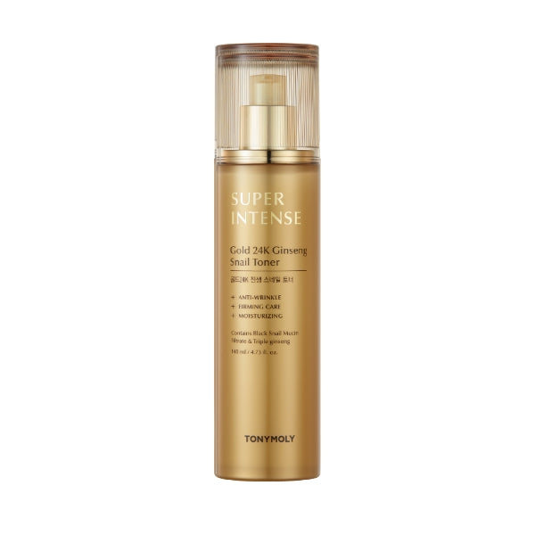 TONY MOLY Super Intense Gold 24K Ginseng Snail Toner, 1ea, 140ml