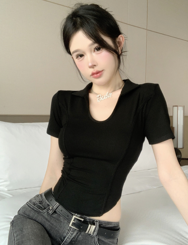 X581 เสื้อยืดสวมด้านในสำหรับทารกทรงสลิมฟิต