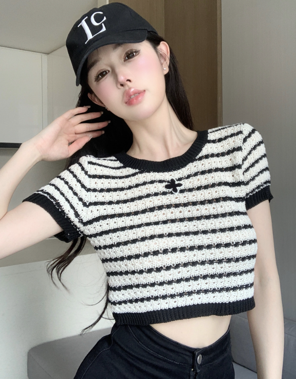 X583 เสื้อลายสไตส์น่ารักๆ