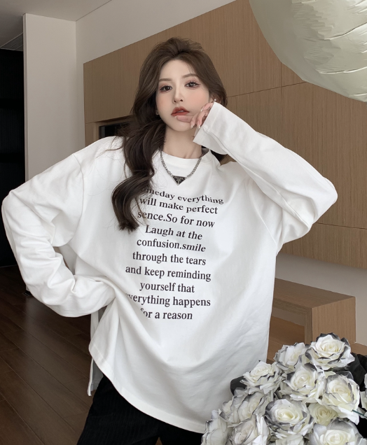 X304 เทรนด์เสื้อยืดแขนยาวแฟชั่นมาใหม่