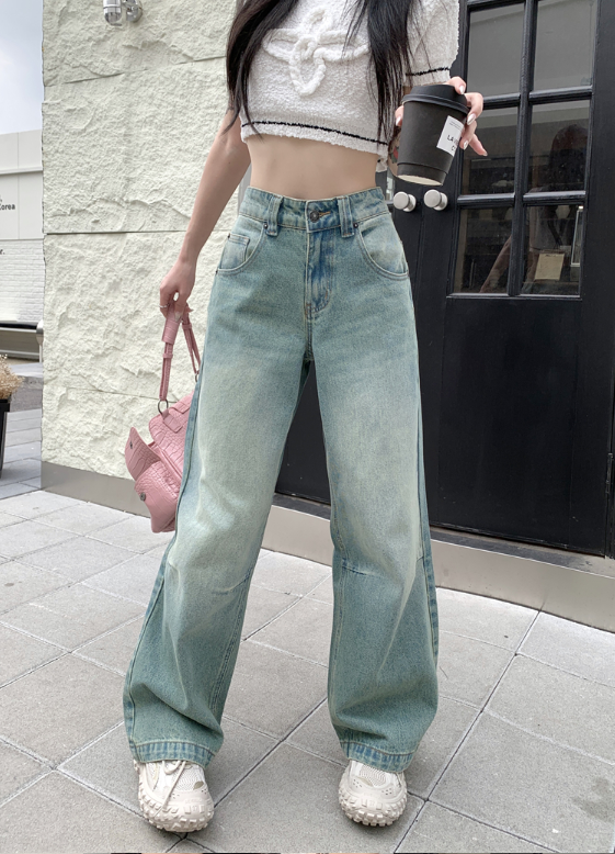 X594 jeans high waist trousers summer กางเกงยีนทรงบอยสวย X594 jeans high waist trousers summer กางเกงยีนทรงบอยสวย