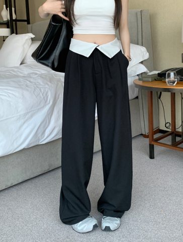 X605 New casual all-match suit pants