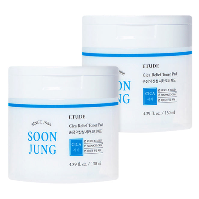 Etude Genuine Weak Acid Cica Toner Pad, 130ml, 1ea