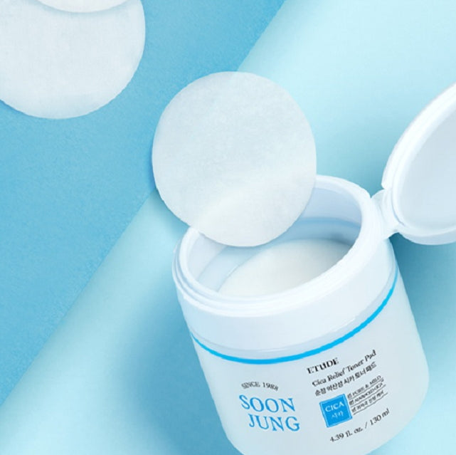 Etude Genuine Weak Acid Cica Toner Pad, 130ml, 1ea