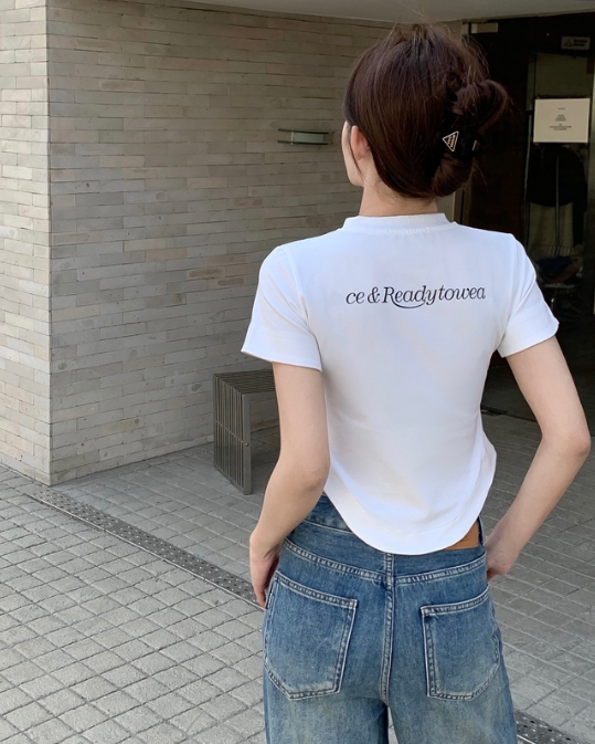 X550 เสื้อยืดคอกลมแขนสั้นสุดอินเทรนด์