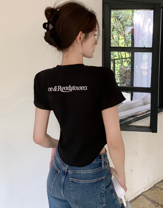 X550 เสื้อยืดคอกลมแขนสั้นสุดอินเทรนด์