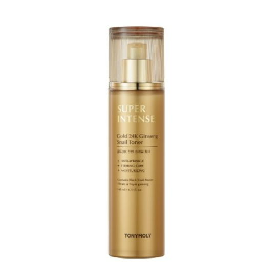 TONY MOLY Super Intense Gold 24K Ginseng Snail Toner, 1ea, 140ml