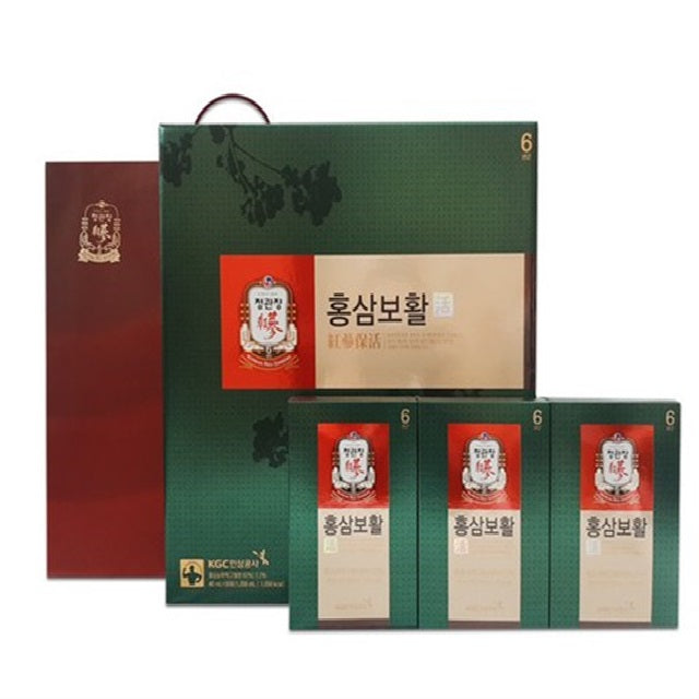 ชองกวานจัง โสมแดงอายุ 6 ปี เพิ่มความพรีเมียม + ถุงช้อปปิ้ง 1200ML 30 ซอง