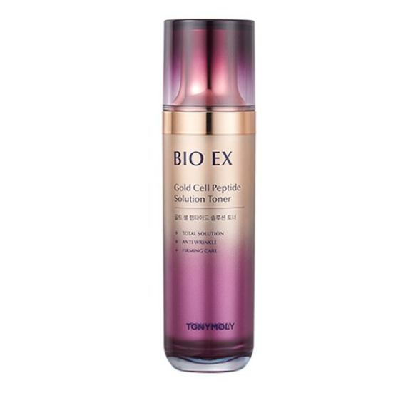 TONY MOLY Bio EX Gold Cell Peptide Solution Toner, 130ml, 1ea