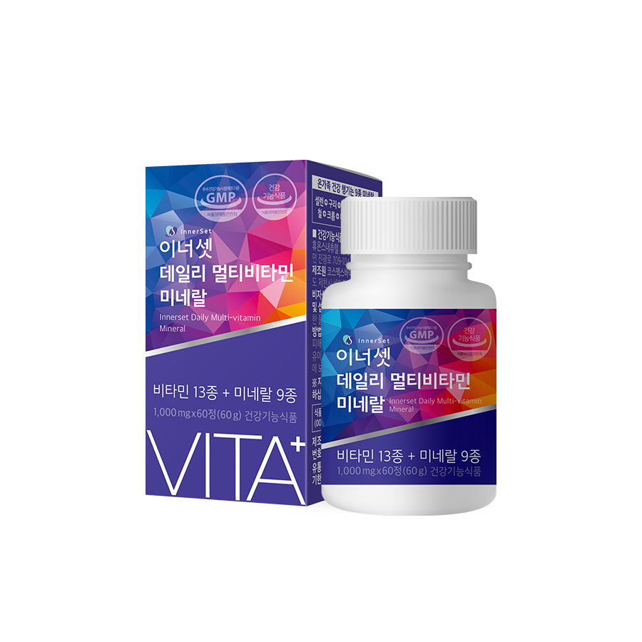 Innerset Daily Multi-Vitamin Mineral, 60 Tablets, 1ea