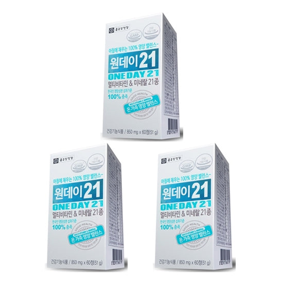Chong Kun Dang Health One Day 21 Multi-Vitamin 60 tablets