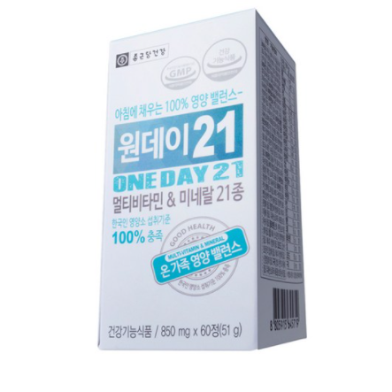 Chong Kun Dang Health One Day 21 Multi-Vitamin 60 tablets