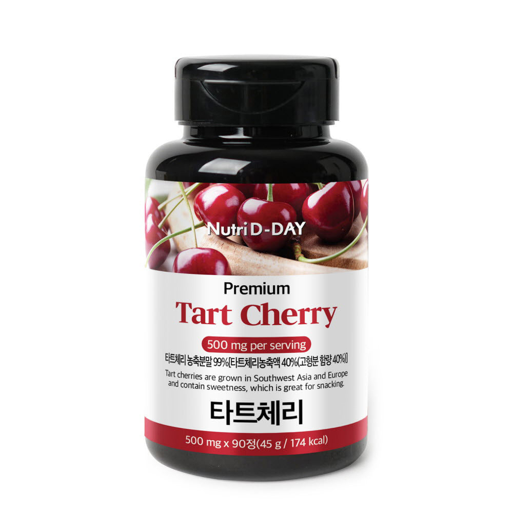 Nutri D Day Premium Tart Cherry Tablets, 90 Tablets, 1ea