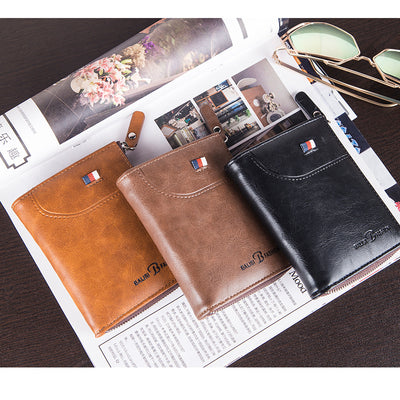 Multi-function And Large Capacity Men PU Wallet