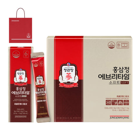 Chung Kwan Jang Everytime Soft Red Ginseng Tablets 10p, 300ml, 1 piece