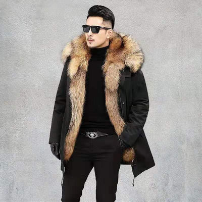 Men's winter warm parka coat