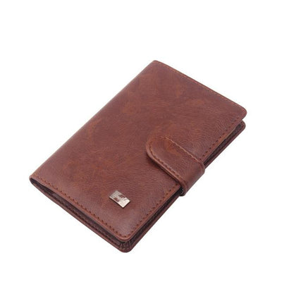 PU Leather Passport Cover Men Wallet