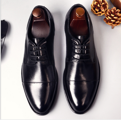 Men's business leather dress shoes, youth shoes, men