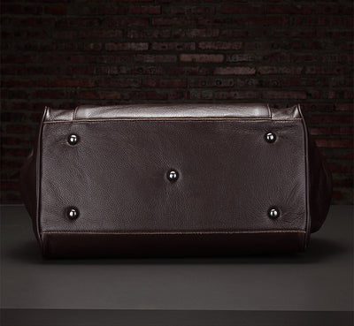 Genuine Leather Business Luggage And Travel Bag
