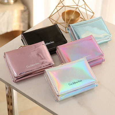 Student's Cute Simple Cool Retro Foldable Wallet For Women