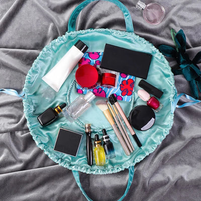 New Cartoon Rabbit Ears Velvet Cosmetic Bags Makeup Bag Happy Easter Party Self-Adhesive Gift Bag For Girls