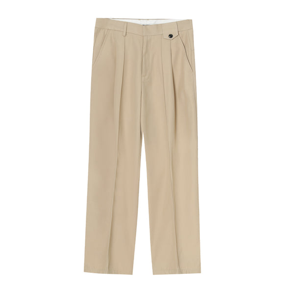 Loose And Thin Straight Men'S Solid Color Wild Wide-Leg Pants Men