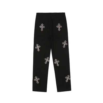 Loose Straight-Leg Pants For Men And Women Punk Rock Casual Trousers