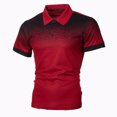 New 3D Printed Men Polo Shirt Summer Fashion Tops Short Sleeves