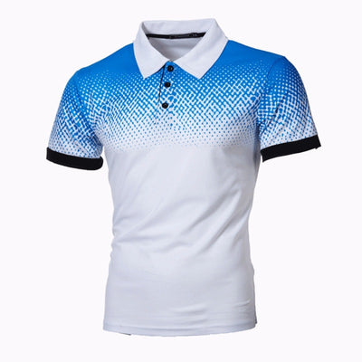 New 3D Printed Men Polo Shirt Summer Fashion Tops Short Sleeves