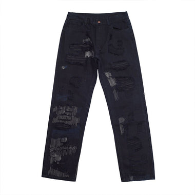 7tt Original National Chaogao Street Cut Loose Straight Jeans Men''s Wide Leg High Waist Versatile Casual Pants
