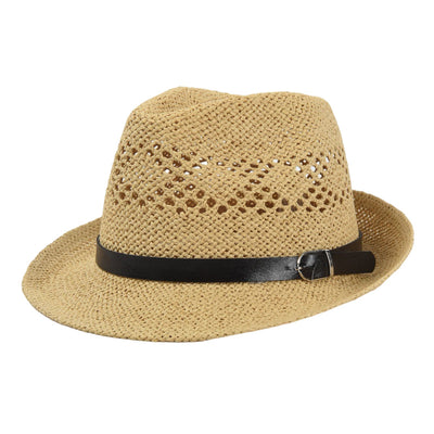 Men Women Personalized Handmade Straw Jazz Hat