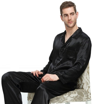 Pajamas Nightgown Loose Homewear Men Winter Sleepwear