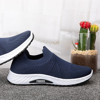 Mesh Breathable Fly Knit Sneaker Soft Sole