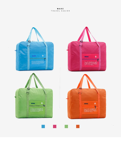 Fashion WaterProof Travel Bag Large Capacity journey duffle Women Nylon Folding Bag Unisex Men Luggage Travel Handbags Wholesale