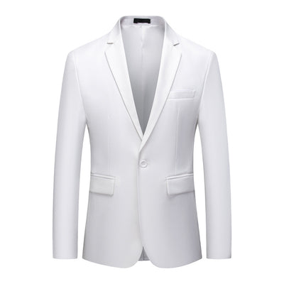 Men's one-button slimming blazer jacket