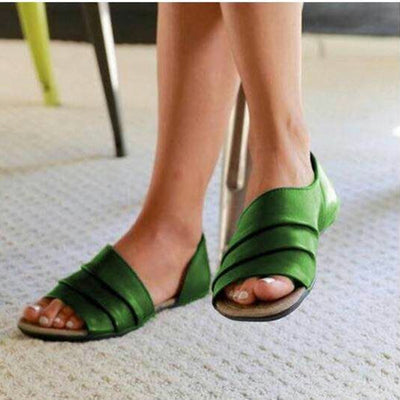Comfortable hollow out flat women