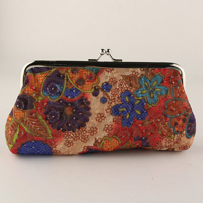 Vintage embroidered coin purse