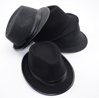 British Fashion Men Woolen Top Hat
