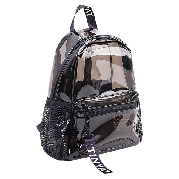 Transparent Backpack Women Fashion Water Repellent