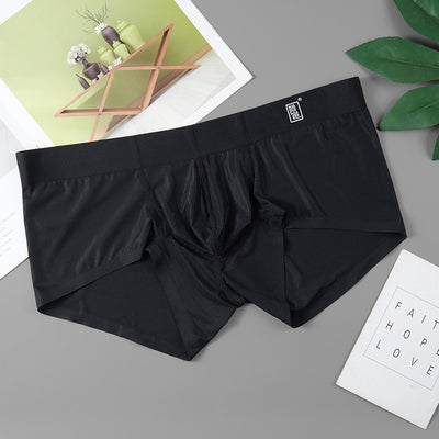 Ice Silk Summer Breathable Boxer Shorts For Men