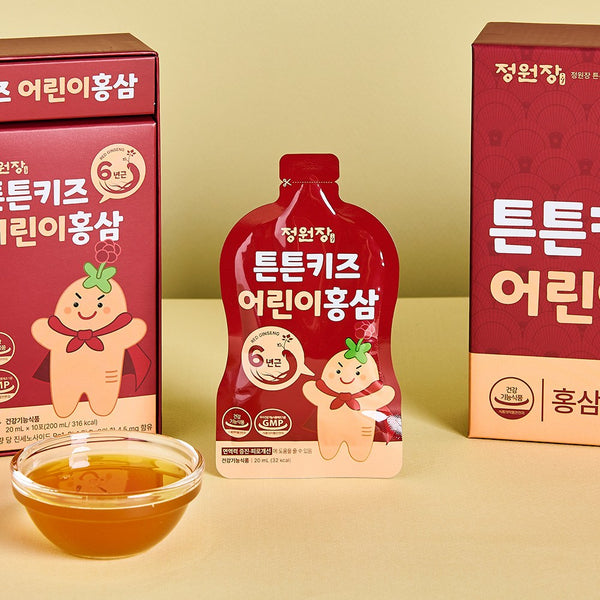 garden durable kids kids red ginseng 30p, 600ml, 1