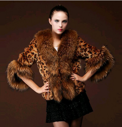 Fur coat girl