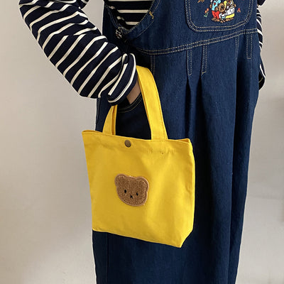 Candy Bear Canvas Tote Bag
