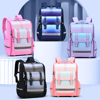 High Quality Student Spine Protection Large Capacity Children's Backpack For Grades One To Three To Six