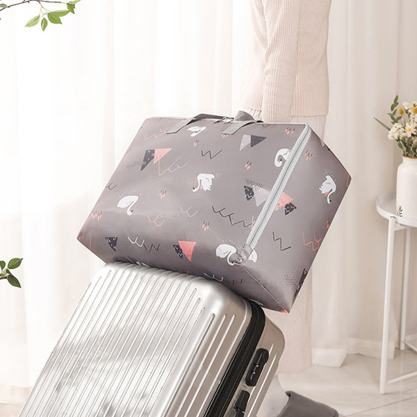 Print Travel Duffel Bag For Women Sort Out Quilt Blanket Home Bag