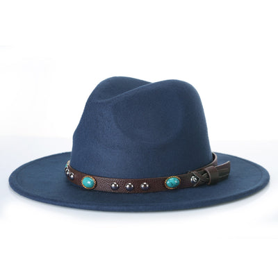 New Fashion Woolen Top Hat Jazz Hat For Men